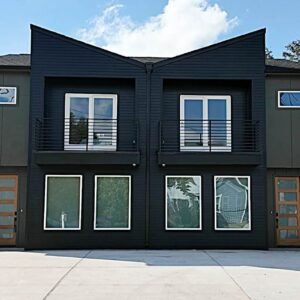 Modern Duplex House Plan with 3-Bed, 3-Bath Units - Architectural Designs