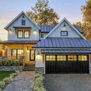 147061RML-001-Exterior-Render_1772646686 Modern Farmhouse House Plan with 3 Bedrooms and Versatile Bonus Room