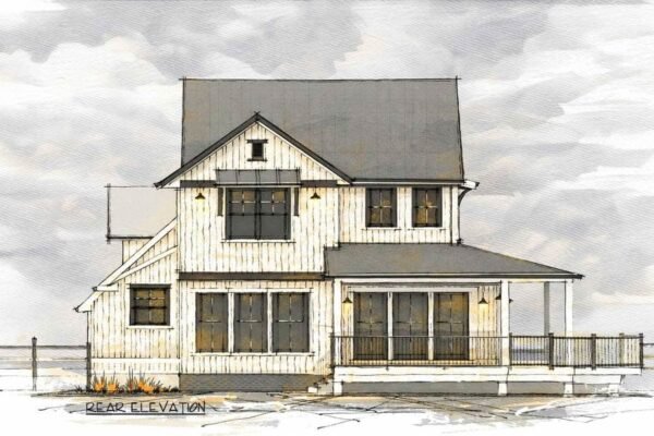 Modern Farmhouse House Plan with 3 Bedrooms and Versatile Bonus Room