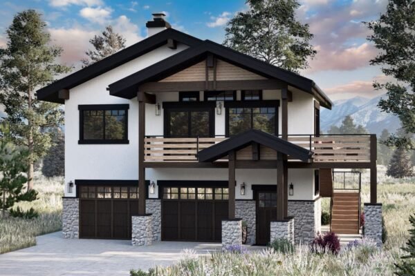 14859RK_Render001_1738341889 2-Bed Modern Carriage House with Workshop - 1006 Sq Ft