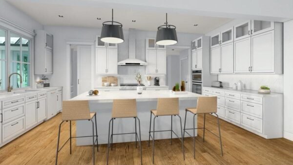 16919WG_int_006_1604339531 Country Craftsman House Plan with 2-Story Great Room and Upstairs Game Room