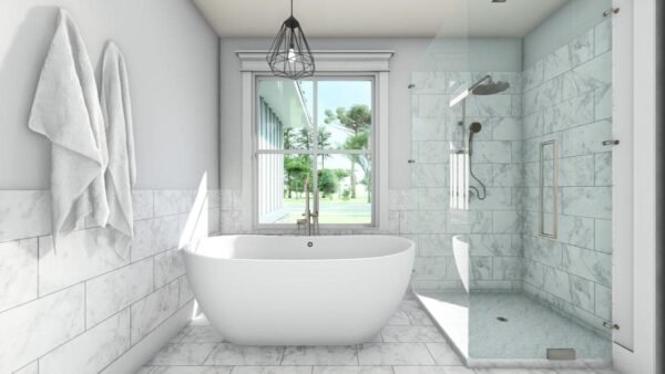 16919WG_int_011_1604339532 Country Craftsman House Plan with 2-Story Great Room and Upstairs Game Room