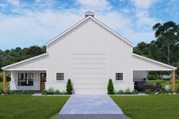 Barn-Like RV-Friendly Garage with Workshop, Carport and Apartment