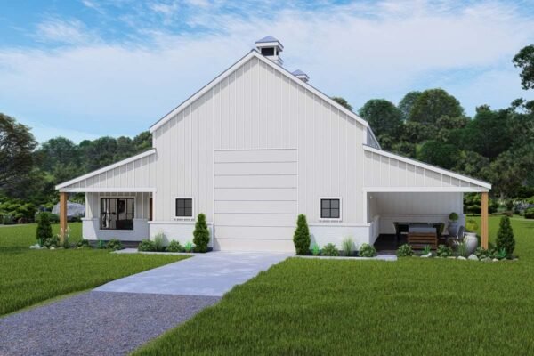 Barn-Like RV-Friendly Garage with Workshop, Carport and Apartment