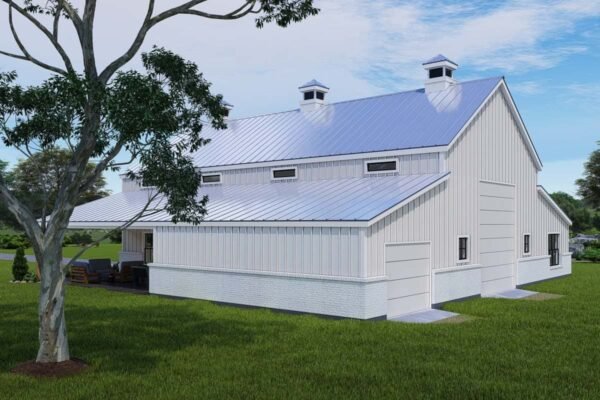 Barn-Like RV-Friendly Garage with Workshop, Carport and Apartment