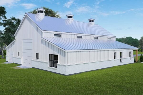 Barn-Like RV-Friendly Garage with Workshop, Carport and Apartment