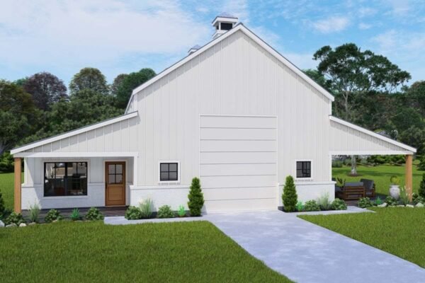 Barn-Like RV-Friendly Garage with Workshop, Carport and Apartment
