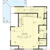 25781GE_FL-2_1666809193 European-Style Carriage House Plan with 650 Square Foot Studio Apartment