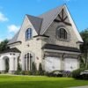 25781GE_Render-03_1666809184 European-Style Carriage House Plan with 650 Square Foot Studio Apartment