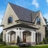 25781GE_Render-04_1666809184 European-Style Carriage House Plan with 650 Square Foot Studio Apartment