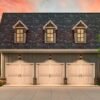3-Car Garage with 800 Square Foot Apartment Above