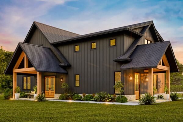 25824GE-_Render004_1715273041 3-Car Craftsman Garage Plan with Apartment Above - 1544 Sq Ft