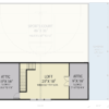 Modern Barndominium Plan with Indoor Sports Court and Vaulted Loft