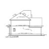 42727DB_Left_1696434389 New American Duplex House Plan with 3 Bed 2 Car Units Under 1500 Square Feet