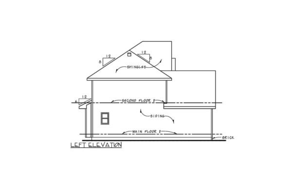 42727DB_Left_1696434389 New American Duplex House Plan with 3 Bed 2 Car Units Under 1500 Square Feet