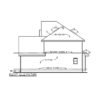 42727DB_Right_1696434389 New American Duplex House Plan with 3 Bed 2 Car Units Under 1500 Square Feet