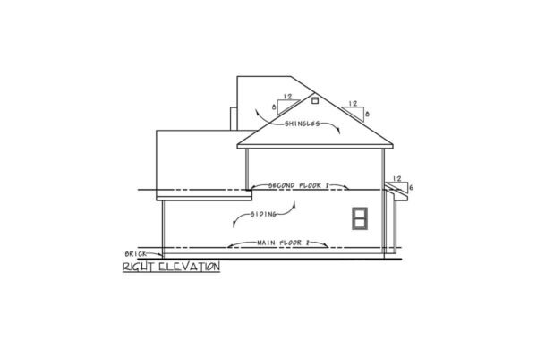 42727DB_Right_1696434389 New American Duplex House Plan with 3 Bed 2 Car Units Under 1500 Square Feet