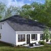 Two-Story Traditional Duplex house Plan with Dual Laundry - 1447 Sq Ft Per Unit