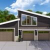61398UT_Render-01_1675801761 1200 Square Foot Modern Garage Apartment with 3-Car Capacity