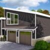 61398UT_Render-06_1675801766 1200 Square Foot Modern Garage Apartment with 3-Car Capacity