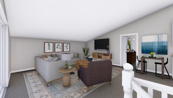 61398UT_Render-07_1675801762 1200 Square Foot Modern Garage Apartment with 3-Car Capacity