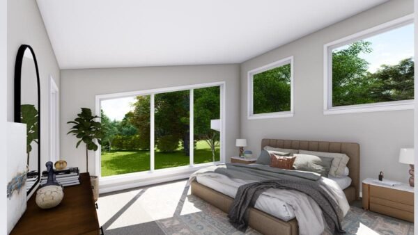 61398UT_Render-11_1675801769 1200 Square Foot Modern Garage Apartment with 3-Car Capacity