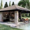 62303DJ_Render03_1611763156 Poolhouse with Firepit, Fountains and 3-Side Access