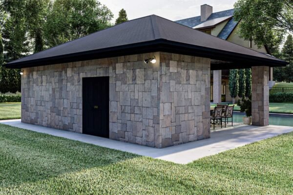 62303DJ_Render04_1611763157 Poolhouse with Firepit, Fountains and 3-Side Access