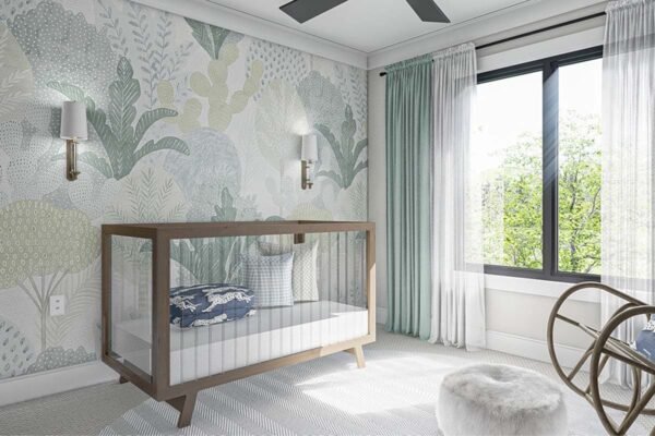 623050DJ-Bedroom-2_1635347445 Triplex House Plan with Matching 3 Bed, 2.5 Bath Units - 1464 Sq Ft Each