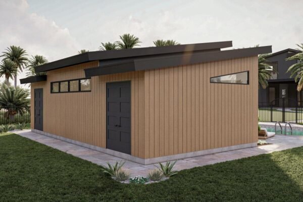 792 Square Foot Modern Pool House with Wet Bar and Lounge