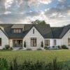 623216DJ_Render01_1684169292 3-Bed Transitional European House Plan with Vaulted Dining Area - 2703 Sq Ft