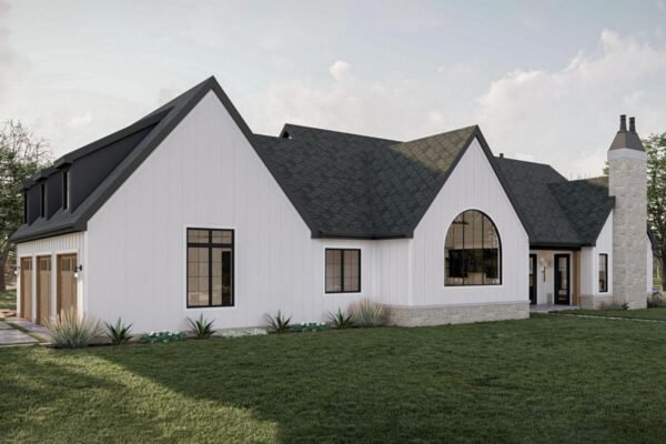 623216DJ_Render17_1680546613 3-Bed Transitional European House Plan with Vaulted Dining Area - 2703 Sq Ft