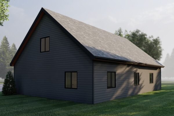 3-Car Craftsman Garage with Shop and Office Space