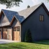 3-Car Craftsman Garage with Shop and Office Space