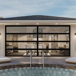 62970DJ_Render01_1604943271 Poolhouse or Backyard Work-from-home Studio with Front-Facing Garage Door