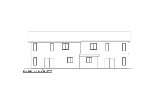 Contemporary Modern Duplex Home Plan with 3 Bed Units Under 1800 Sq Ft