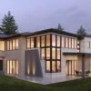 Modern Transitional House Plan with 4-Car Garage and Senior Suite