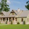 Two-Story Rustic Duplex House Plan with Wrap-Around Porch - 1810 Sq Ft Per Unit