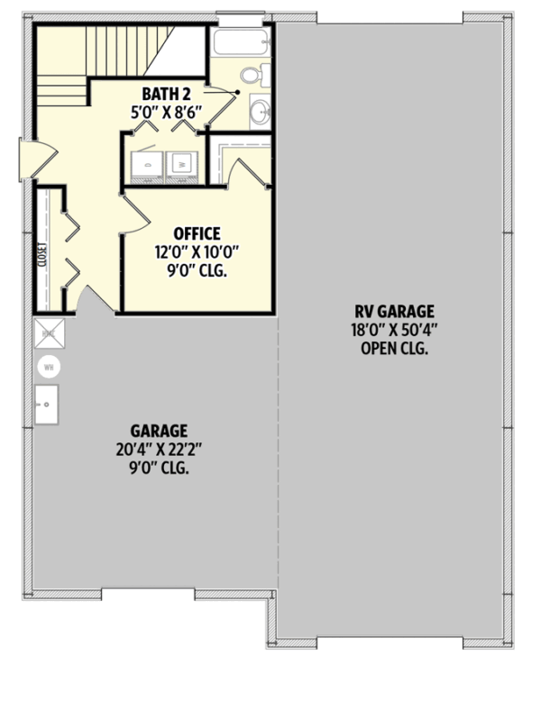 ADU with RV Garage with Modern Aesthetic - 1325 Sq Ft