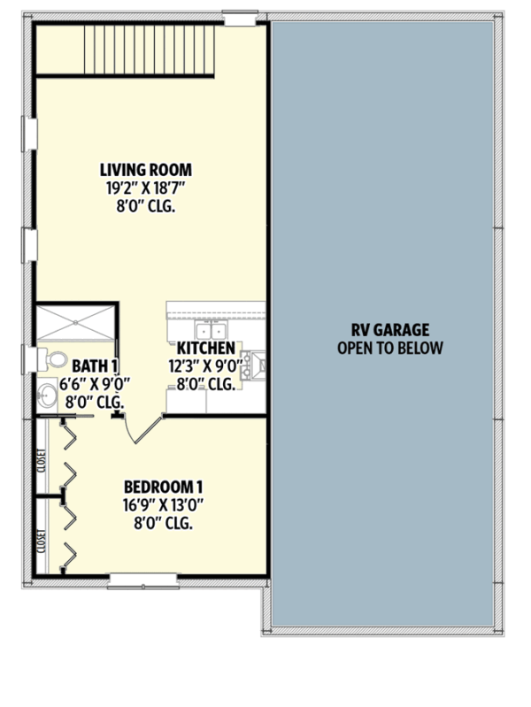 ADU with RV Garage with Modern Aesthetic - 1325 Sq Ft