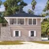 Coastal Carriage House Plan: 1 Bed Apartment, 2-Car Garage