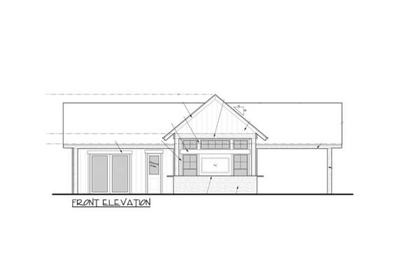 Pool House with 16'-wide Garage Door Opening to the Rec Room