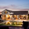 Pool House with Large Rec Room and Indoor/Outdoor Interplay