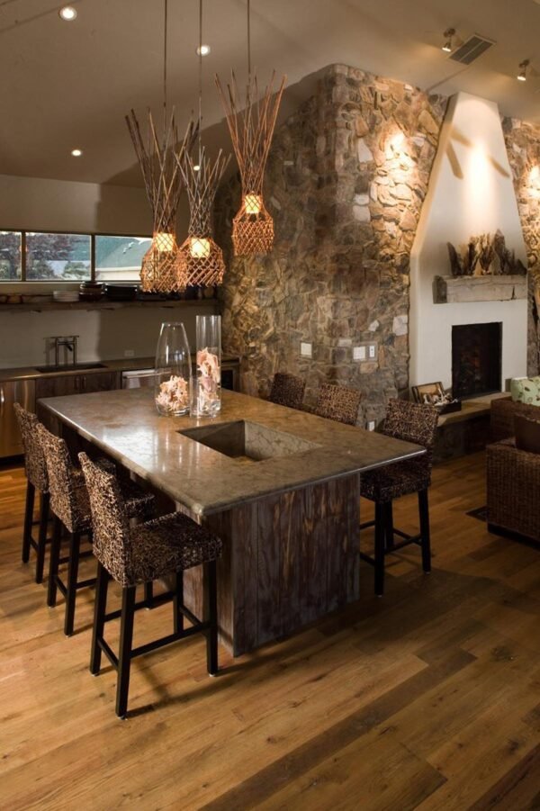 Pool House with Large Rec Room and Indoor/Outdoor Interplay