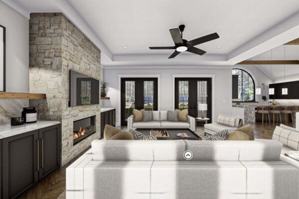 Batch4_0010_623216DJ_VThumb_1712851295 3-Bed Transitional European House Plan with Vaulted Dining Area - 2703 Sq Ft